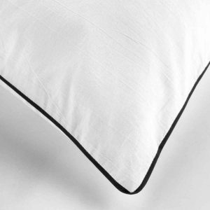Vente flash ❤️ Paris Prix Parure De Lit 3 Pièces Linette 260x240cm Blanc 🌟 9