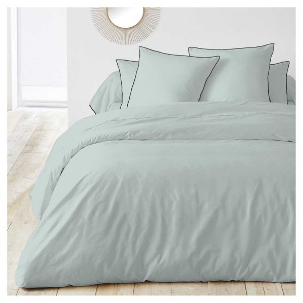 Budget ⭐ Housse De Couette Unie En Coton 65 Fils 🌟 6