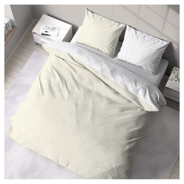 Meilleur prix ✨ Parure Housse De Couette En Coton 65 Fils Motif Floral KOLINA 👏 1