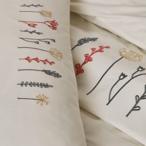 Top 10 🎉 Sensei Maison Housse De Couette Brodée En Percale De Coton FLORIALES 🎁 12