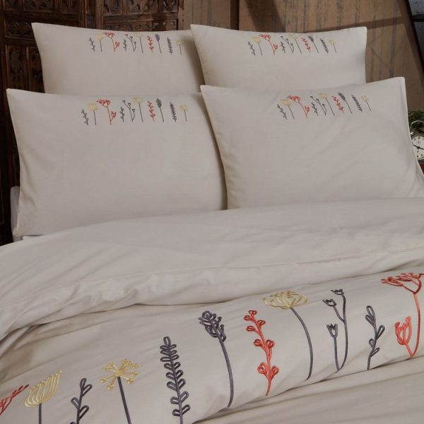 Top 10 🎉 Sensei Maison Housse De Couette Brodée En Percale De Coton FLORIALES 🎁 6