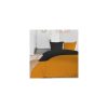 Nouveau 🎉 Soleil D’ocre Parure Housse De Couette En Coton Lavé 240×220 Cm BICOLORE Moutarde/anthracite 😉 5