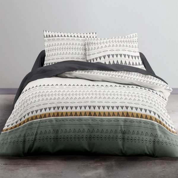 Les meilleures critiques de ❤️ Today Housse De Couette 220×240 Sunshine Agri + 2 Taies 100% Coton 57 Fils 🧨 3