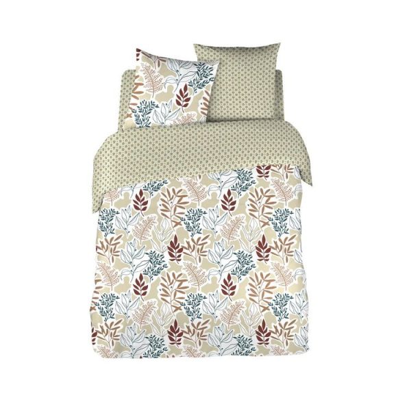 Sortie 😉 Parure Housse De Couette En Coton 65 Fils Motif Floral TASSEL 🧨 3