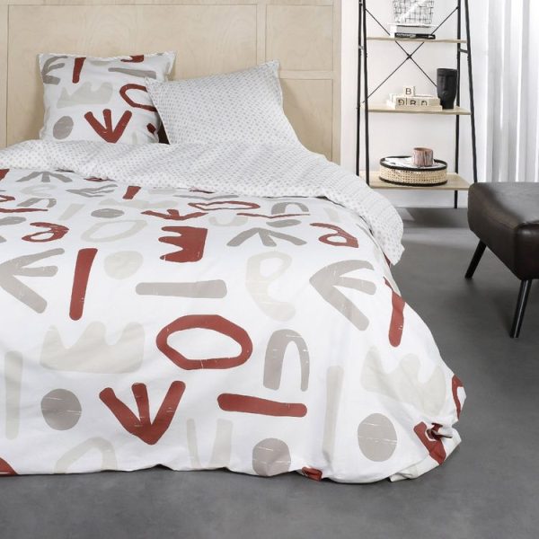Meilleur prix 😍 Today Housse De Couette 220×240 Sunshine Tignoso + 2 Taies 100% Coton 57 Fils 🥰 1