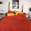 Tout neuf 🎁 Sensei Maison Housse De Couette Brodée En Percale De Coton CHEVRON 🥰 5