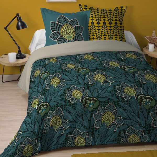 Meilleur prix 🥰 Lovely Casa Housse De Couette 260×240 Ecuador + 2 Taies Coton 57 Fils 🎉 1