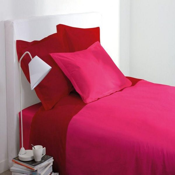 Meilleure vente 👍 Housse De Couette 140x200cm Fuchsia ❤️ 1