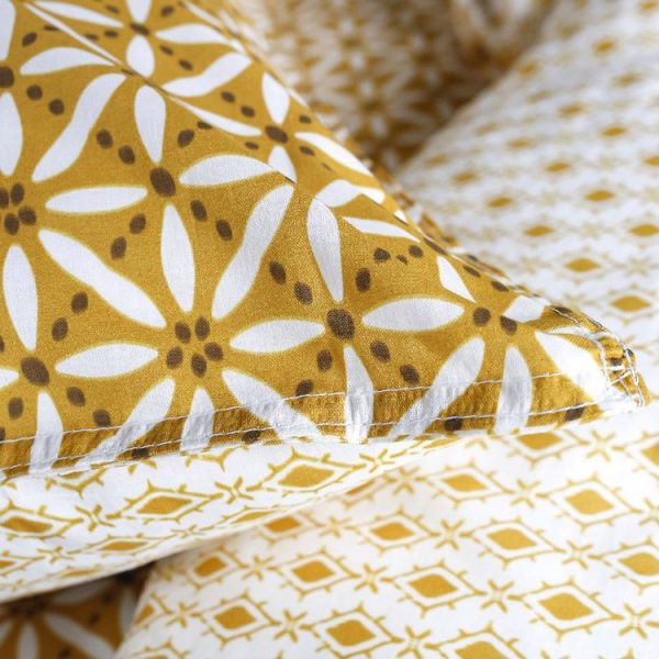 Offres 🎉 Today Housse De Couette 220×240 Sunshine Kume + 2 Taies 100% Coton 57 Fils 🥰 3