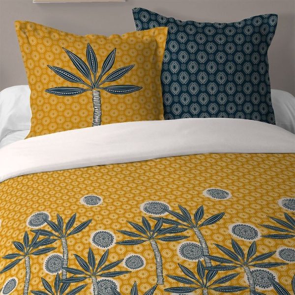Offres 🧨 Lovely Casa Housse De Couette 240×220 Sakouli + 2 Taies Coton 57 Fils 🛒 3