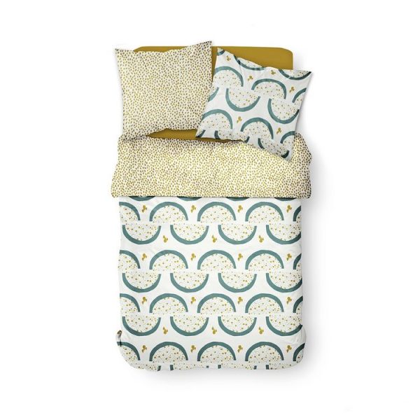 Bon marché ⌛ Today Housse De Couette 220×240 Sunshine Arcsmile + 2 Taies 100% Coton 57 Fils 💯 4