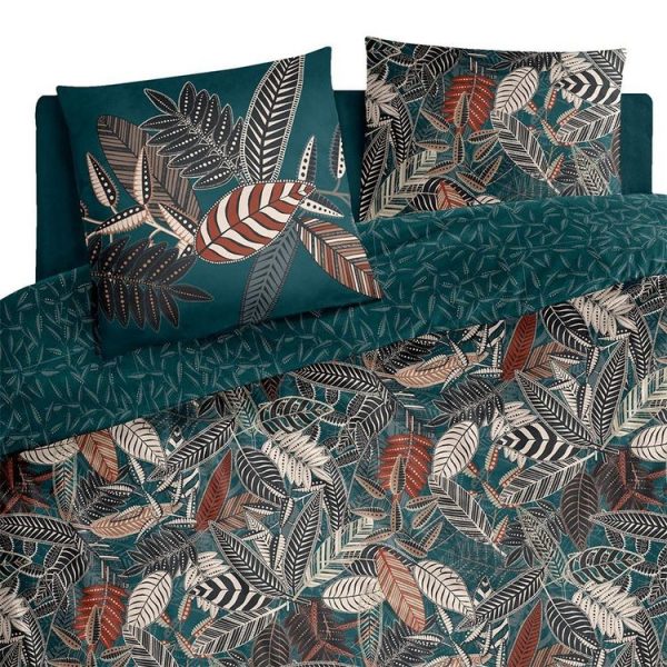 Meilleure vente 😀 ATMOSPHERA Housse De Couette 240×220 Noami + 2 Taies 100% Coton 57 Fils 😉 3