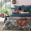 Nouveau 🌟 ATMOSPHERA Housse De Couette 260×240 Noami + 2 Taies 100% Coton 57 Fils 👍 7
