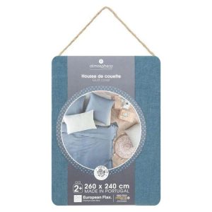 Top 10 🌟 Housse De Couette Lin Adorable 240x220cm Bleu Canard ⭐ 9