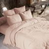 Grosses soldes ❤️ No Name Housse De Couette Unie 200×200 Cm Gaze De Coton Guimauve ⌛ 13