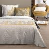 Promo 🥰 Lovely Casa Housse De Couette 260×240 Boden Moutarde + 2 Taies Coton 57 Fils ❤️ 11