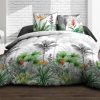 Le moins cher 😀 Kaliss Housse De Couette 220×240 Fleur De Paradis + 2 Taies 100% Coton 57 Fils 👍 13