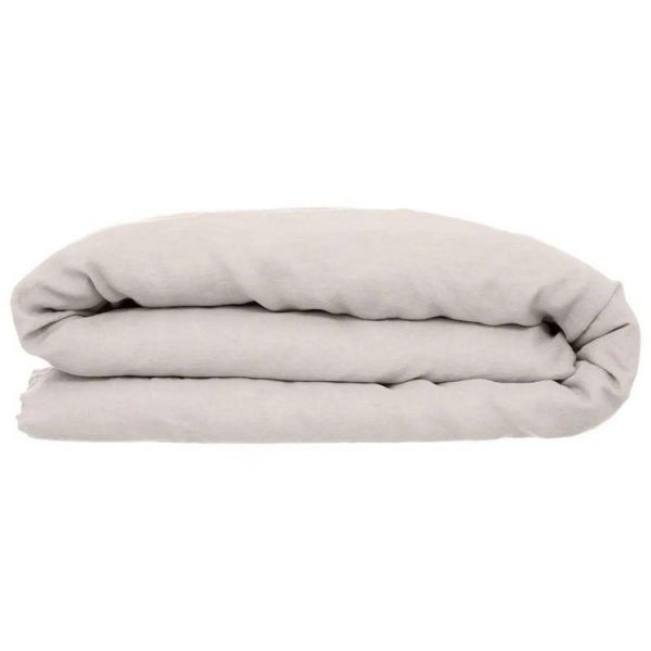 Nouveau 🛒 Housse De Couette Lin Adorable 240x220cm Beige Lin 🔥 3