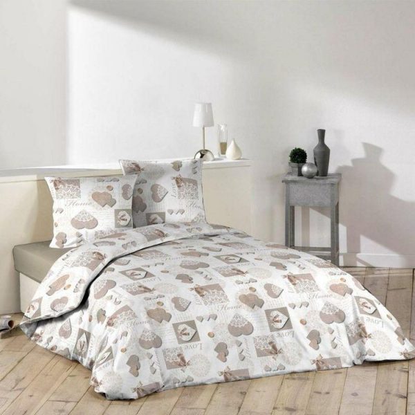 Sortie 🤩 Paris Prix Parure De Lit 3 Pièces Dalmali 240x220cm Blanc ✔️ 1