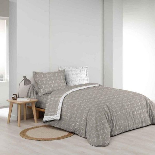 De gros 🛒 Paris Prix Housse De Couette Aristide 240x220cm Naturel 🎁 4