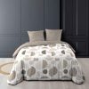 Meilleure vente 👏 Paris Prix Parure De Lit 3 Pièces Pastille 240x220cm Taupe 😉 8