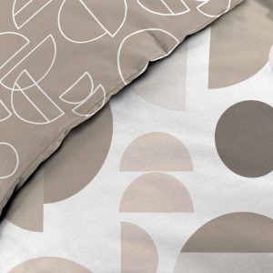 Meilleure vente 👏 Paris Prix Parure De Lit 3 Pièces Pastille 240x220cm Taupe 😉 9