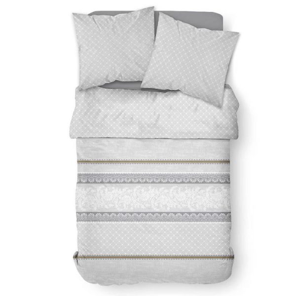Tout neuf 🌟 Today Housse De Couette 220×240 Sunshine Greyhive + 2 Taies 100% Coton 57 Fils 🎁 4