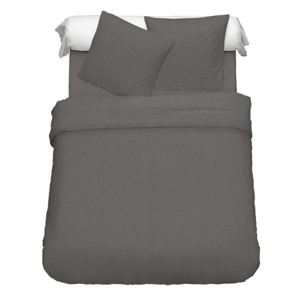 Grosses soldes 😀 Parure De Drap Unie En Gaze De Coton IVY ❤️ 3