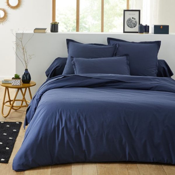 Nouveau 🛒 Origin Housse De Couette Unie En Coton, Made In France 💯 4
