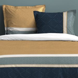 Budget 🎁 Lovely Casa Housse De Couette 240×220 Houston + 2 Taies Coton 57 Fils 👍 7