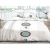 Grosses soldes 🛒 Le Linge De Jules Housse De Couette 220×240 + 2 Taies Pur Coton 57 Fils – Dream Turquoise 🤩 14