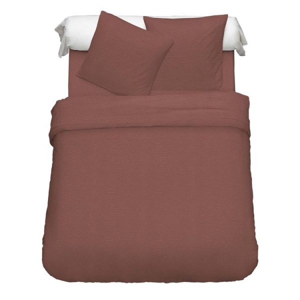 Grosses soldes 😀 Parure De Drap Unie En Gaze De Coton IVY ❤️ 5