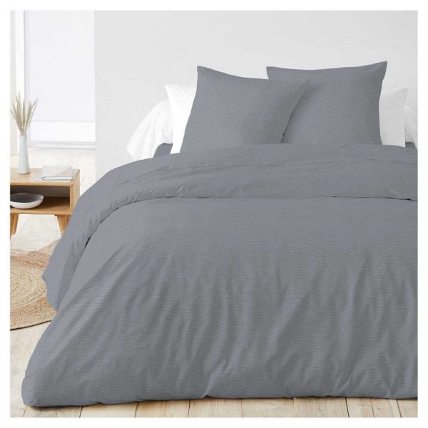 Grosses soldes 😀 Parure De Drap Unie En Gaze De Coton IVY ❤️ 6
