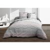 Le moins cher 😀 Le Linge De Jules Housse De Couette 220×240 + 2 Taies – Pur Coton 57 Fils – Louise Rose ⭐ 5