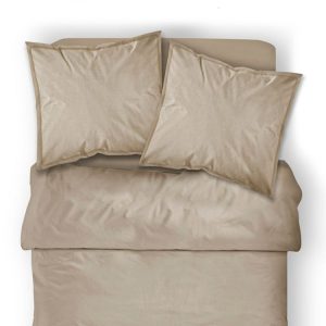 Sortie 😍 Today Housse De Couette Mastic – 100% Coton 57 Fils – 220 X 240 Cm – Taupe ❤️ 7