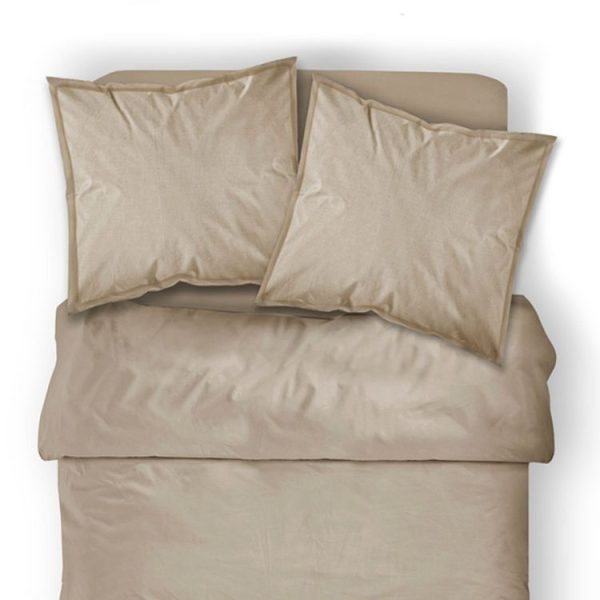 Sortie 😍 Today Housse De Couette Mastic – 100% Coton 57 Fils – 220 X 240 Cm – Taupe ❤️ 3