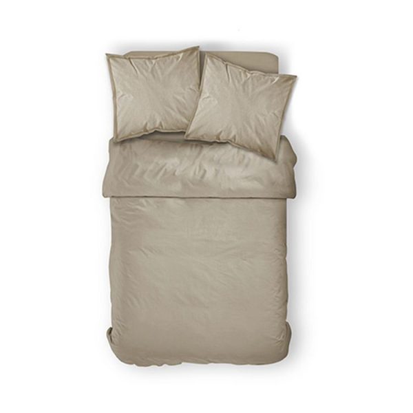 Sortie 😍 Today Housse De Couette Mastic – 100% Coton 57 Fils – 220 X 240 Cm – Taupe ❤️ 4