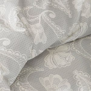 Promo 😍 Today Housse De Couette 220×240 Sunshine Classygris + 2 Taies 100% Coton 57 Fils 🎁 7