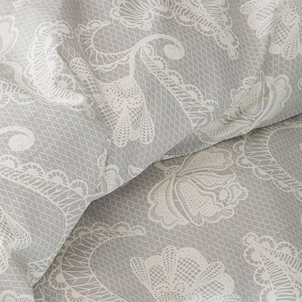 Promo 😍 Today Housse De Couette 220×240 Sunshine Classygris + 2 Taies 100% Coton 57 Fils 🎁 3