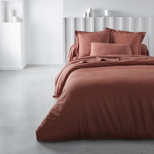 Budget ✨ TODAY Drap Housse Uni En Coton 57 Fils ESSENTIAL 😀 1