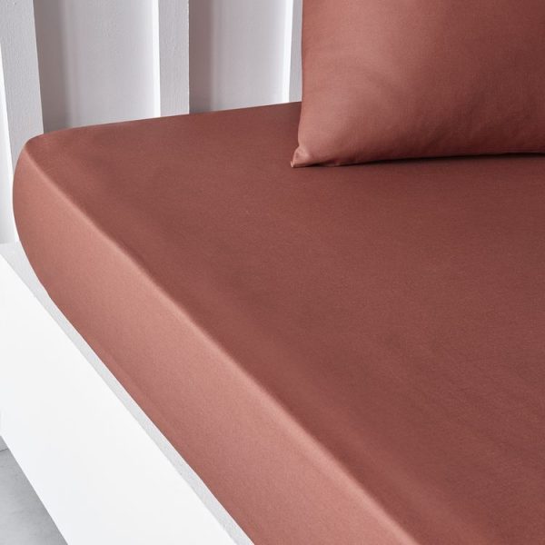 Budget ✨ TODAY Drap Housse Uni En Coton 57 Fils ESSENTIAL 😀 4