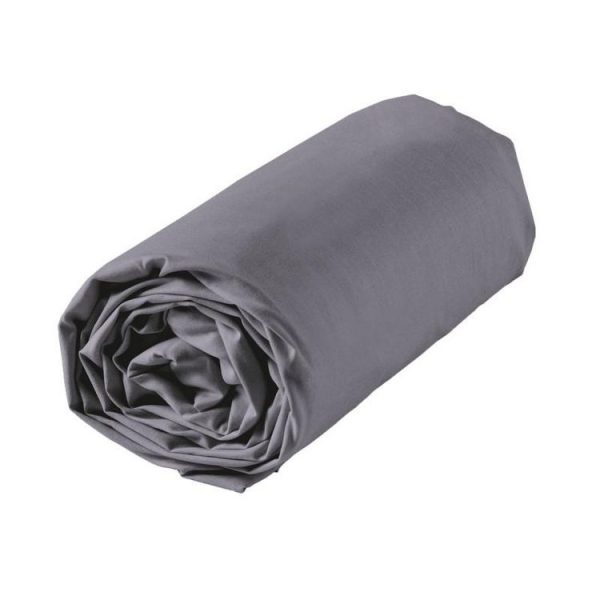 Sortie 😍 Paris Prix Drap Housse Lina 160x200cm Gris ✨ 3