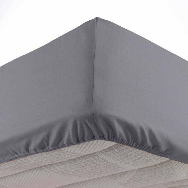 Nouveau 🧨 Paris Prix Drap Housse Oscar 140x190cm Anthracite 🛒 1