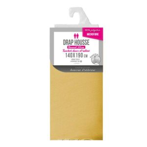 Nouveau 🔥 Paris Prix Drap Housse Oscar 140x190cm Miel ⌛ 7