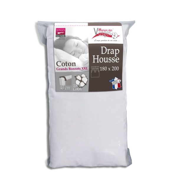 Vente flash 🎁 Drap Housse En Coton 57fils Super Grand Bonnet 40cm Spécial Matelas Très épais 😉 3