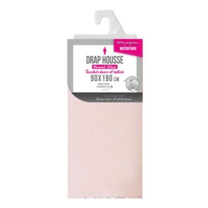 Budget 🛒 Paris Prix Drap Housse Oscar 90x190cm Nude 🔥 7