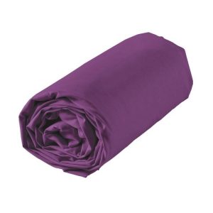 Promo 🌟 Paris Prix Drap Housse Lina 140x190cm Myrtille 🎉 7