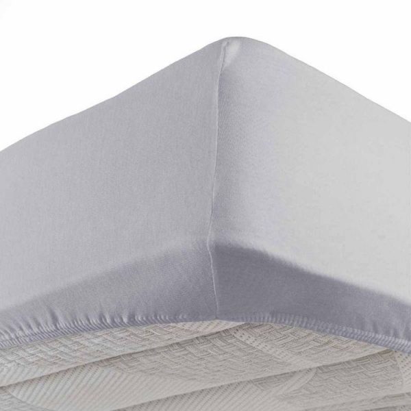De gros ❤️ Paris Prix Drap Housse Jersy 140x190cm Galet 🌟 1