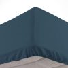 Sortie ⭐ Paris Prix Drap Housse Lina 160x200cm Bleu Nuit ⭐ 11