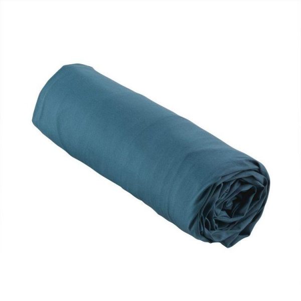 Acheter 🤩 Paris Prix Drap Housse Percaline 160x200cm Bleu ⌛ 3